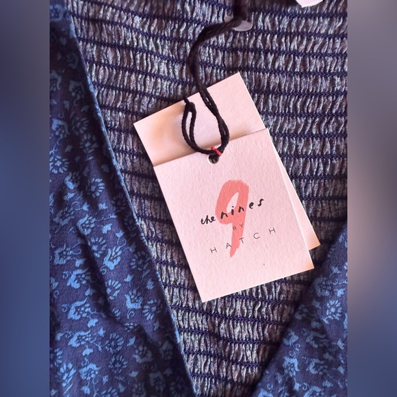 The Nines by HATCH Blue and Black Midi Dress - Picture 15 of 16